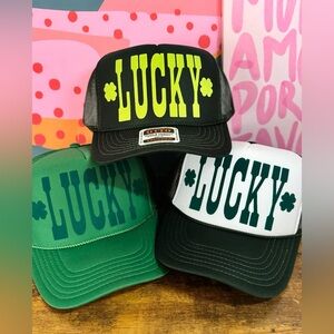 “Lucky” St. Patrick’s Day Trucker Hat 🍀